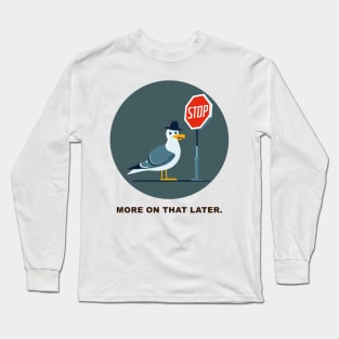 seagull with hat Long Sleeve T-Shirt